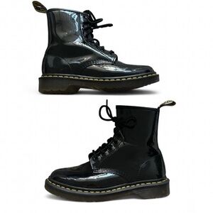 Dr. Martens 1460 Glossy Black Patent Leather Boots